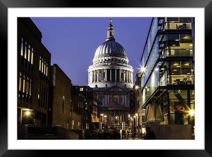 St. Pauls Framed Mounted Print by Stuart Gennery