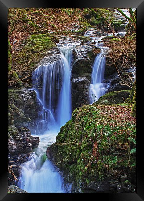 waters fall Framed Print by Stephen Walters