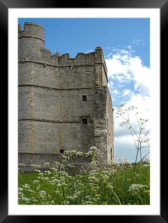 Donnington Castle Framed Mounted Print by Mark Llewellyn