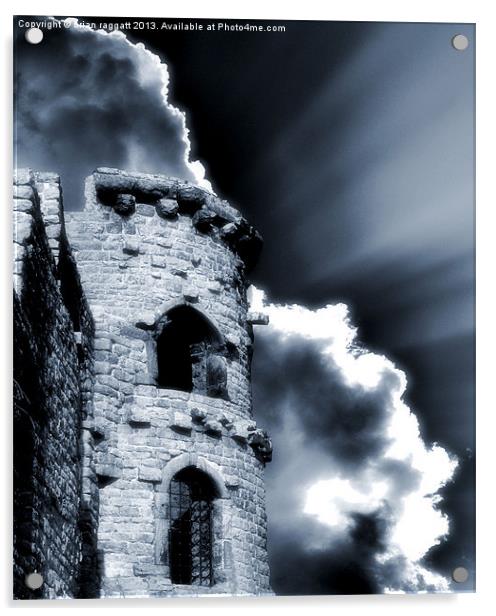 Castle Sun Rays Acrylic by Brian  Raggatt