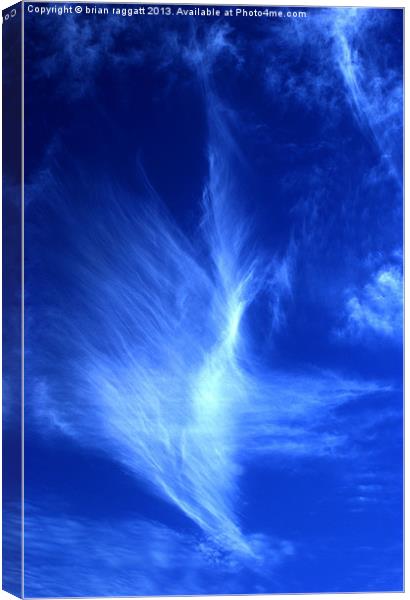 Turbulant Skies Canvas Print by Brian  Raggatt
