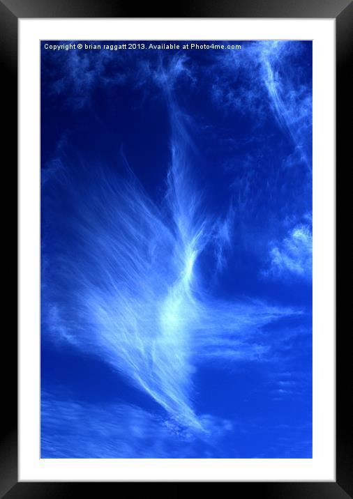 Turbulant Skies Framed Mounted Print by Brian  Raggatt