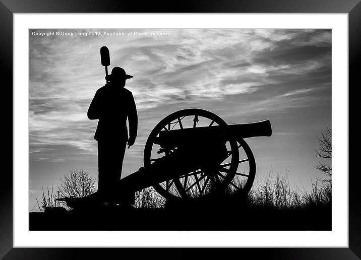 Canon Silhouette Framed Mounted Print by Doug Long