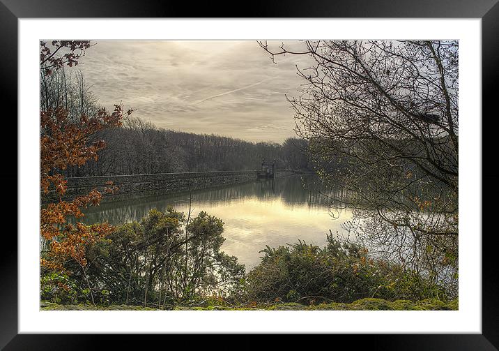 Reservoir in Derbyshire Framed Mounted Print by Libby Hall