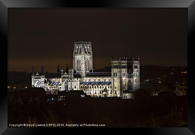 Durham Cathedral UK Framed Print by David Lewins (LRPS)