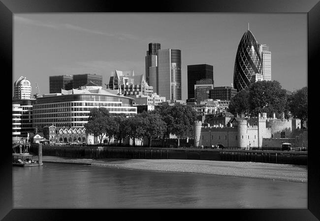 City of London Framed Print by David French
