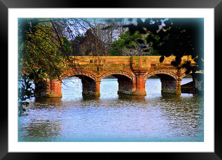The bridge Framed Mounted Print by sue davies