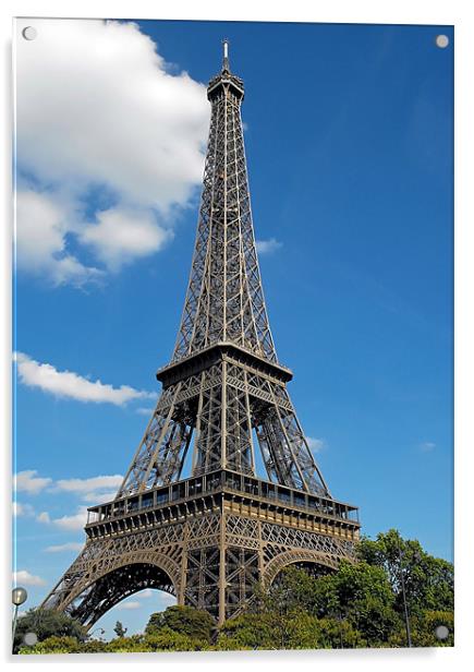 The grand Eiffeltower Acrylic by Jutta Klassen