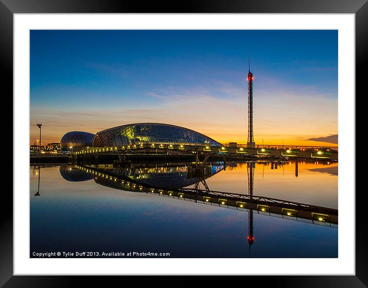 Glasgow Science Centre Framed Mounted Print by Tylie Duff Photo Art