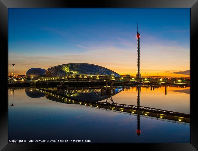 Glasgow Science Centre Framed Print by Tylie Duff Photo Art