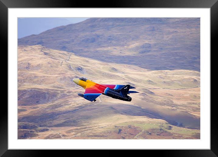 Miss Demeanour Hawker Hunter 4 Framed Mounted Print by Oxon Images