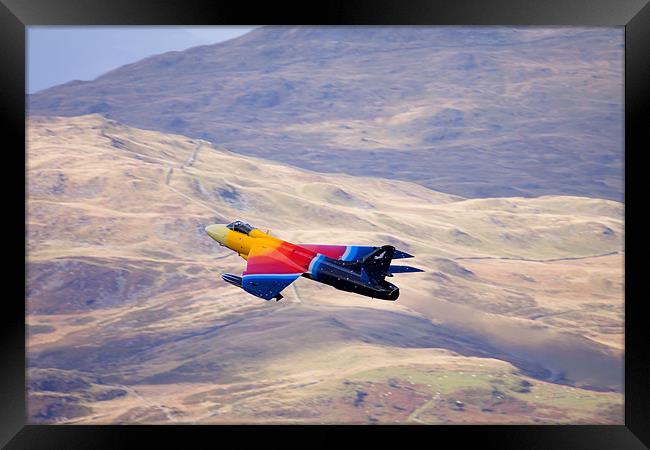 Miss Demeanour Hawker Hunter 4 Framed Print by Oxon Images