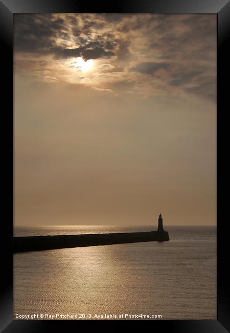 Tynemouth Pier Framed Print by Ray Pritchard