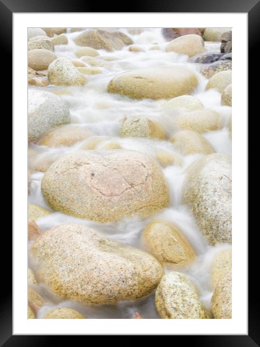 The water of Cot Valley Framed Mounted Print by Karl Butler