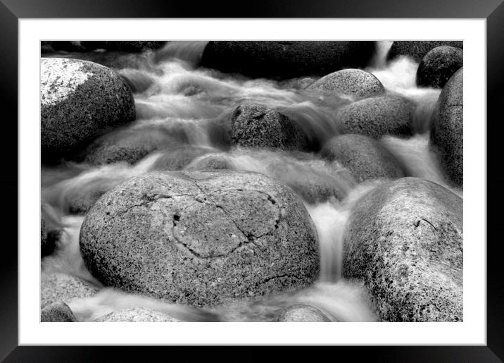 Rocks of Cot Valley Framed Mounted Print by Karl Butler