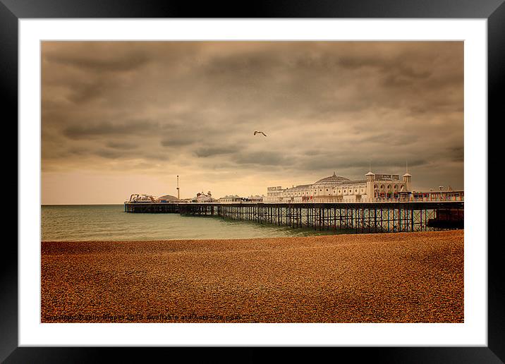 Brighton Pier Framed Mounted Print by kelly Draper