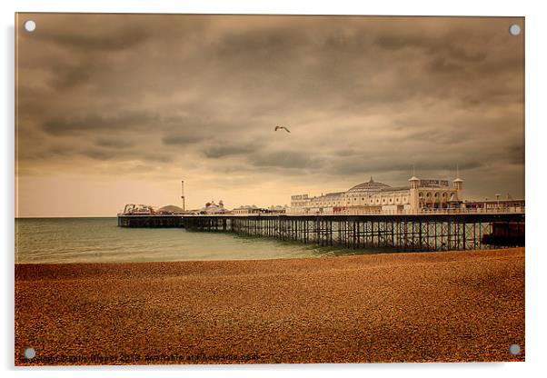 Brighton Pier Acrylic by kelly Draper