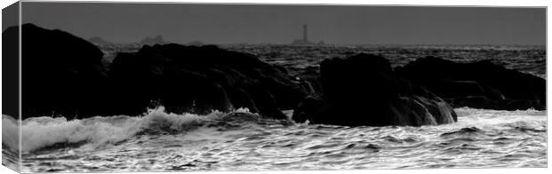 Wolf Rock Lighthouse Canvas Print by Karl Butler