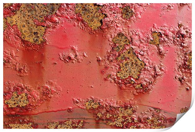 RUST IN RED Print by HELEN PARKER