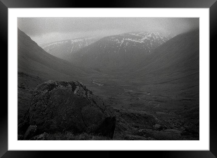 Mosedale Valley, Cumbria Framed Mounted Print by Brian Sharland