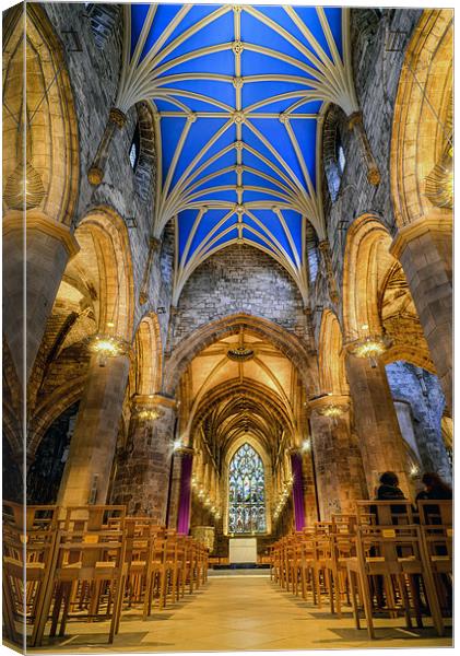 St Giles cathedral Canvas Print by Don Alexander Lumsden