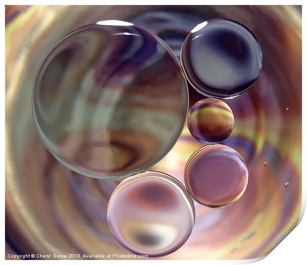 Lost Marbles Print by Cheryl Quine