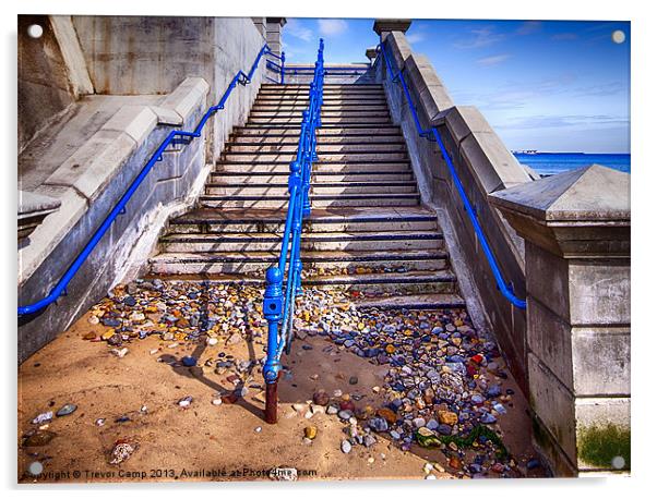 Steps Acrylic by Trevor Camp