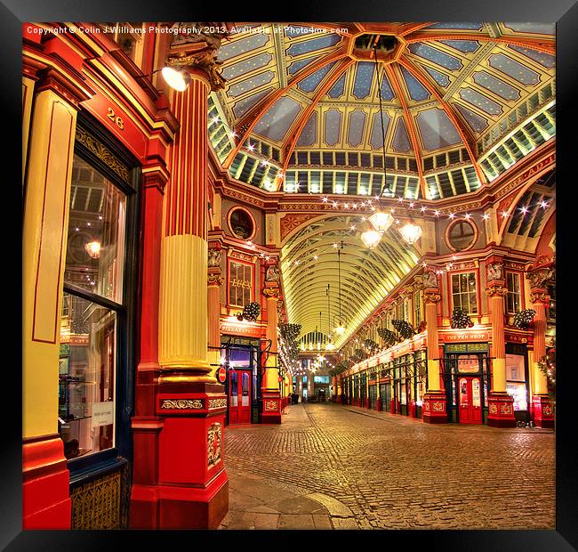 The Dome - Leadenhall Market Framed Print by Colin Williams Photography