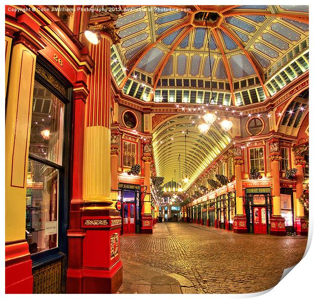 The Dome - Leadenhall Market Print by Colin Williams Photography