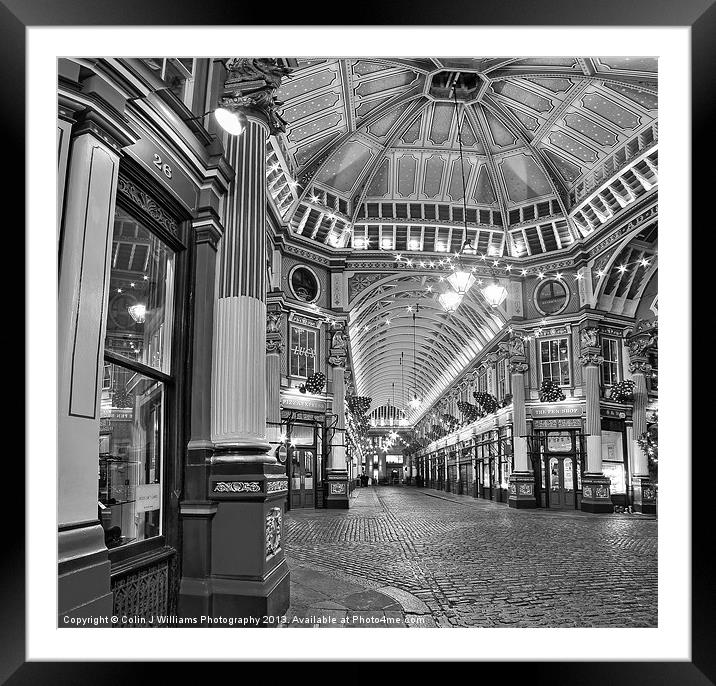 The Dome - Leadenhall Market Framed Mounted Print by Colin Williams Photography