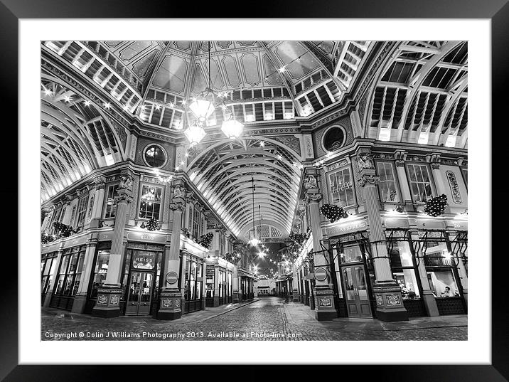 The Dome 2 - Leadenhall Market Framed Mounted Print by Colin Williams Photography