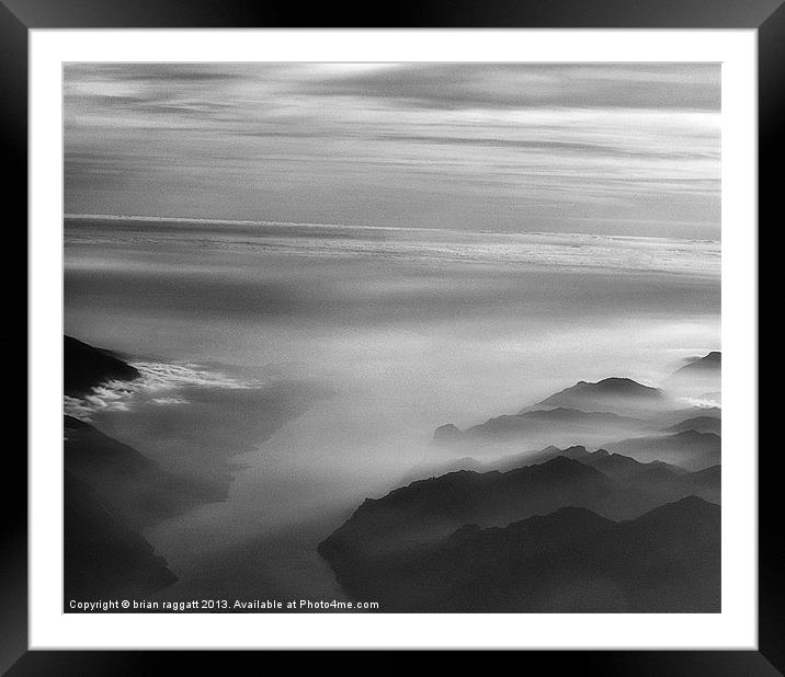 Picture this BW Framed Mounted Print by Brian  Raggatt