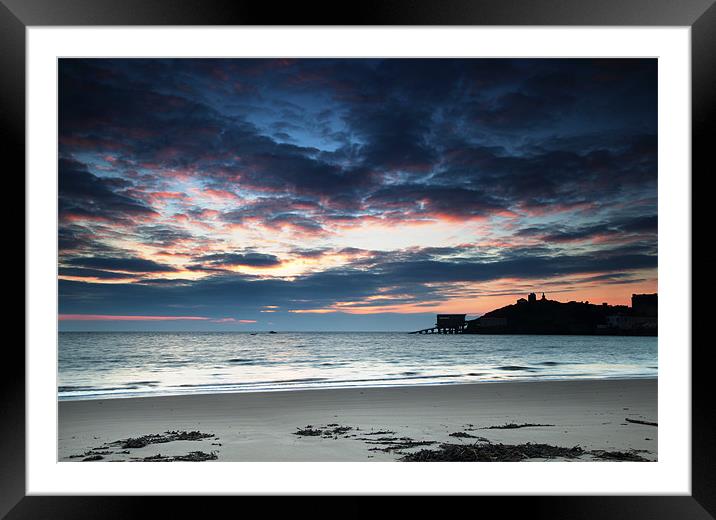 Tenby at dawn Framed Mounted Print by Simon West