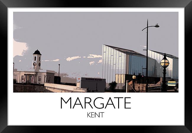Margate, Turner Contemporary Art Gallery, Railway Framed Print by Karen Slade