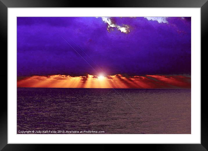 Awakening Framed Mounted Print by Judy Hall-Folde