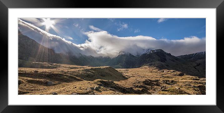Misty Mountains Framed Mounted Print by Phil Tinkler