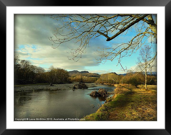 River Walk Framed Mounted Print by Laura McGlinn Photog