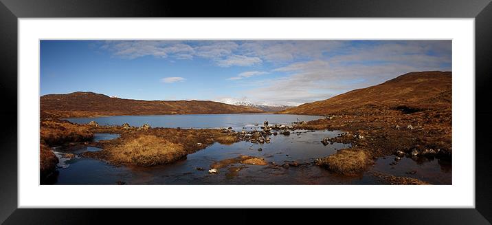 Loch Blair. Framed Mounted Print by John Cameron