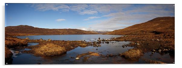 Loch Blair. Acrylic by John Cameron