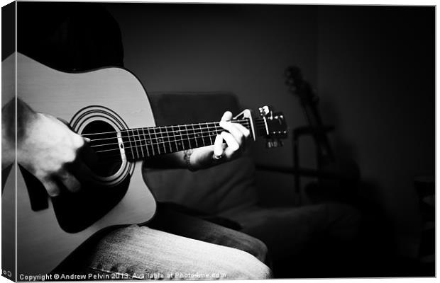 Guitar time Canvas Print by Andrew Pelvin