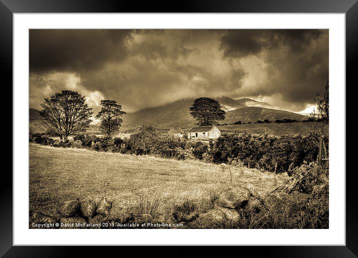 Timeless Mournes Framed Mounted Print by David McFarland