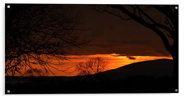 Sunset Dingle Acrylic by barbara walsh