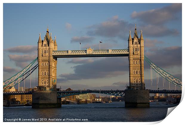 Tower Bridge Print by James Ward
