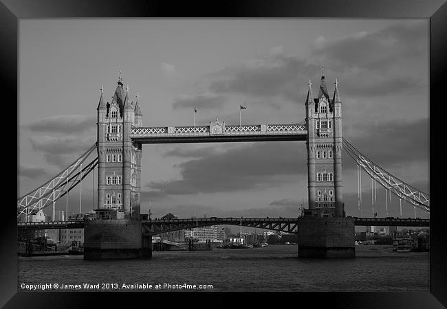 Tower Bridge Framed Print by James Ward