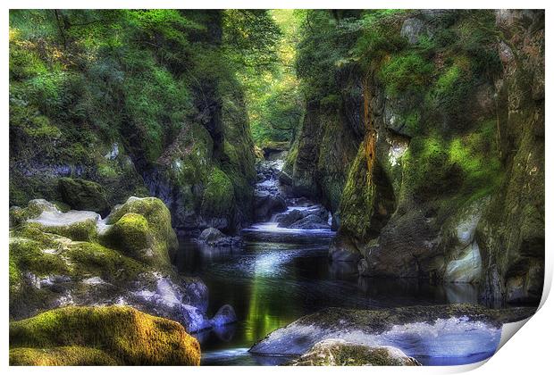 Fairy Glen Print by Ian Mitchell