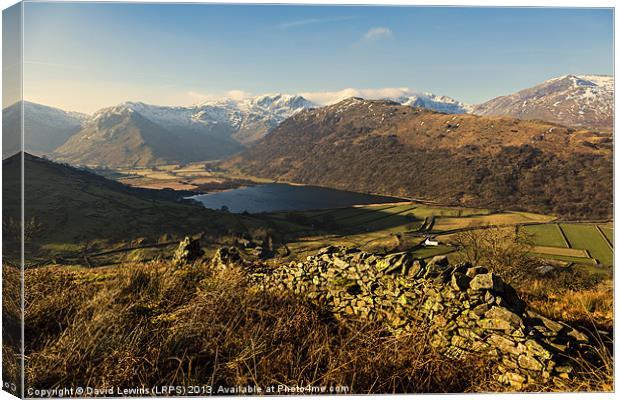 Brothers Water - Cumbria Canvas Print by David Lewins (LRPS)