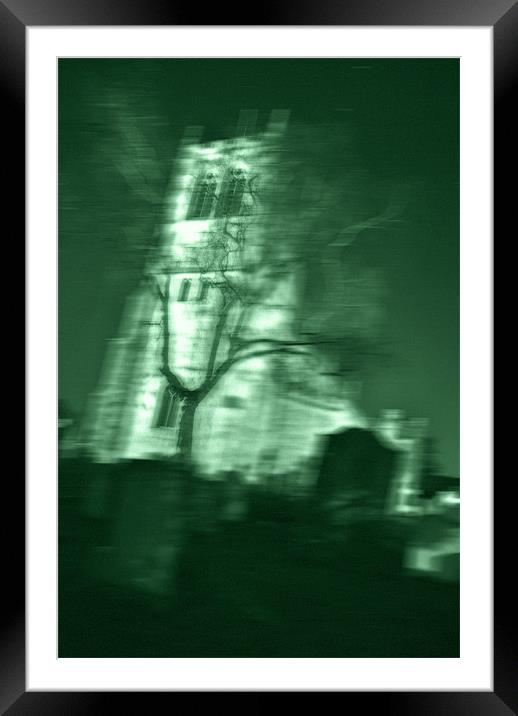 Spooky Church 1 Framed Mounted Print by graham young