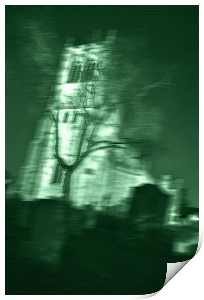 Spooky Church 1 Print by graham young