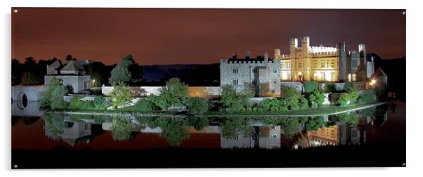 Leeds Castle Acrylic by jim wardle-young