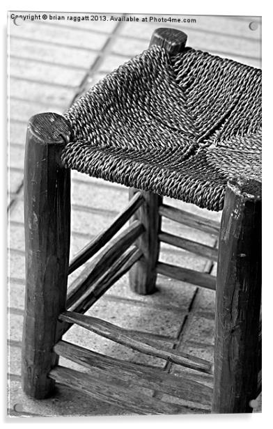 Chair Acrylic by Brian  Raggatt